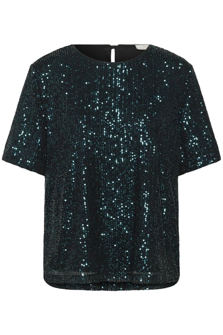 Blouse met korte mouwen KAlila Blouse met korte mouwen Regular fit dark green - Image 4