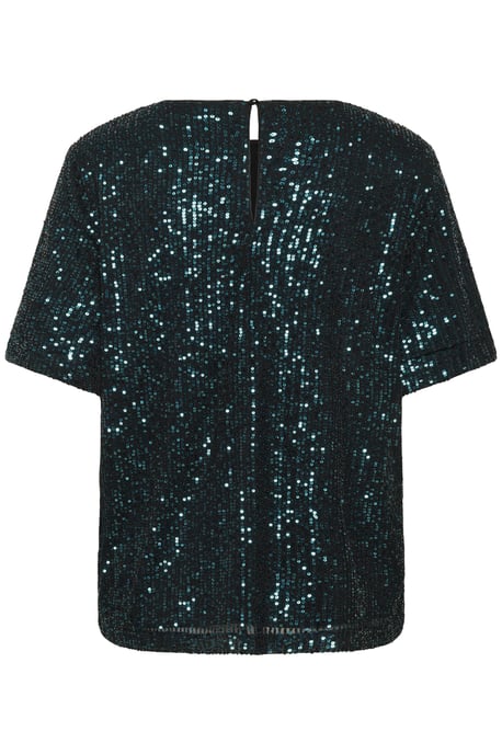 Blouse met korte mouwen KAlila Blouse met korte mouwen Regular fit dark green - Image 5