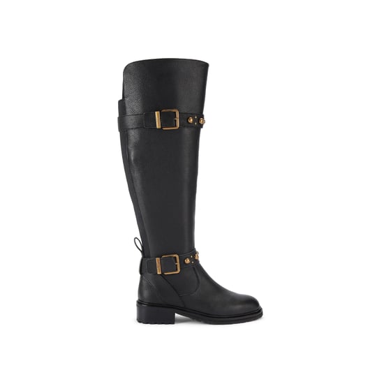 Kurt Geiger London Leather Dome Stud Riding Boots - Image 1