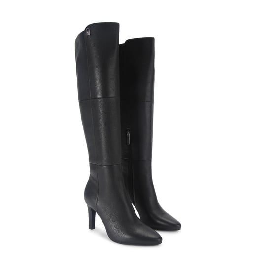 Kurt Geiger London Leather Kgl Panelled Knee Boots - Image 2