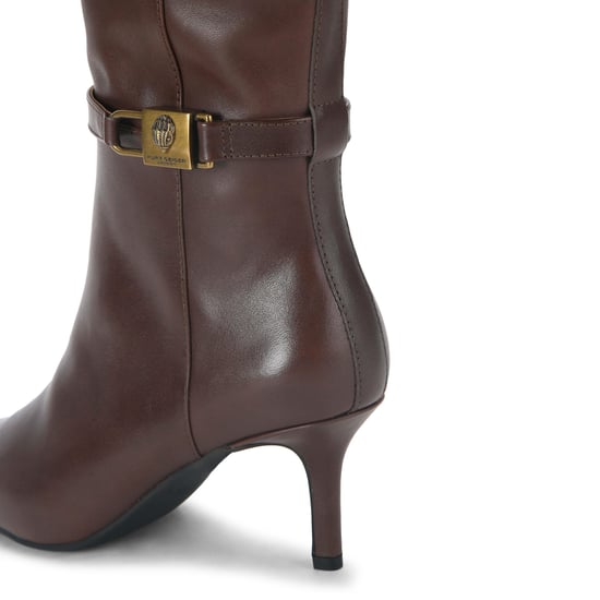 Kurt Geiger London Leather Brixton Knee Boots - Image 4
