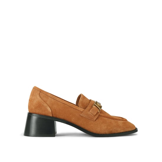 Kurt Geiger London Suede Kingsley Heel Loafer Loafers - Image 1