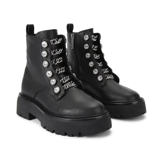 Kurt Geiger London Leather Kgl Chain Ankle Boots - Image 4