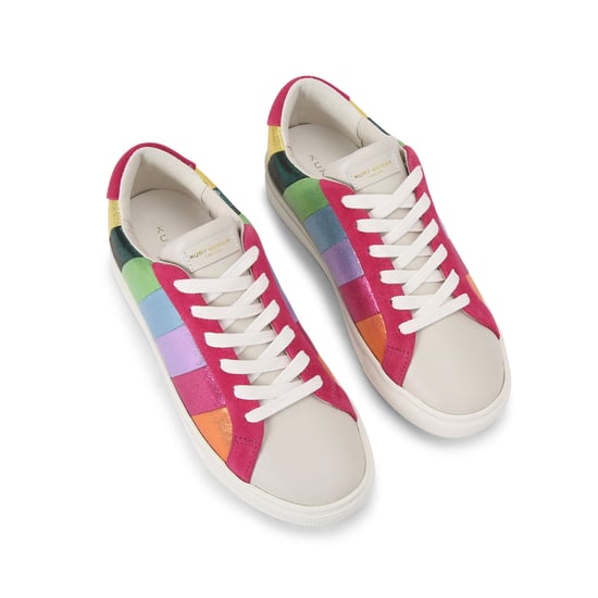 Kurt Geiger London Suede Lane Stripe Cupsole Sneakers - Image 2