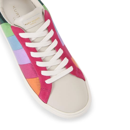 Kurt Geiger London Suede Lane Stripe Cupsole Sneakers - Image 4