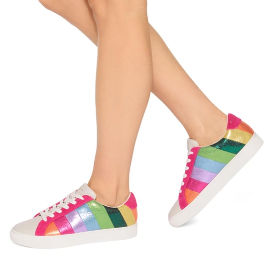 Kurt Geiger London Suede Lane Stripe Cupsole Sneakers - Image 5