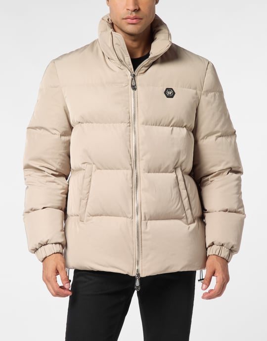 Nylon Puffer Jacket Late Checkout - Image 3