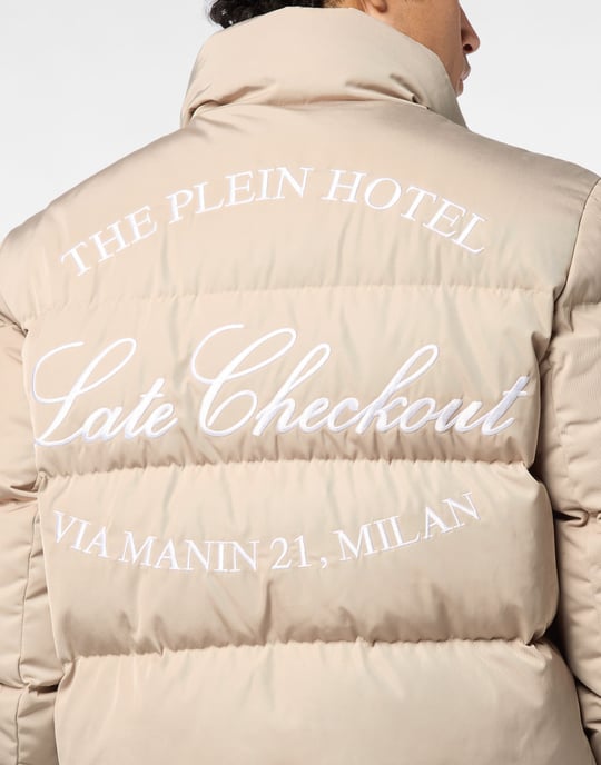 Nylon Puffer Jacket Late Checkout - Image 4