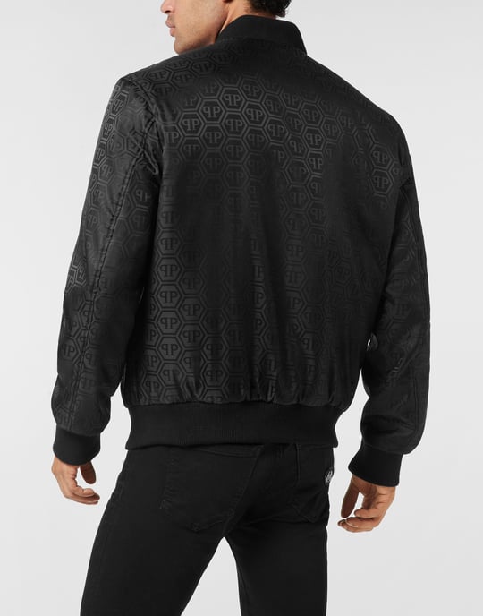 Nylon Bomber Jacquard Monogram - Image 2