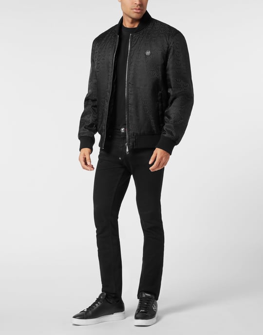 Nylon Bomber Jacquard Monogram - Image 5
