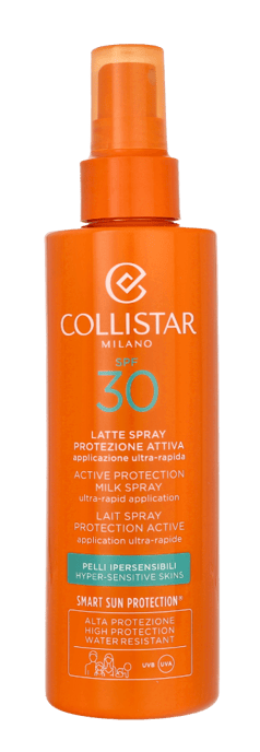 Collistar SPF30 Lichaams Actieve Beschermingsmelk Spray voor Gevoelige Huid - 200ml - Image 2