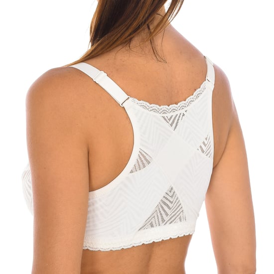 P08GB women's wireless bra with elastic sides, comfortable and adaptable design for women - Image 3