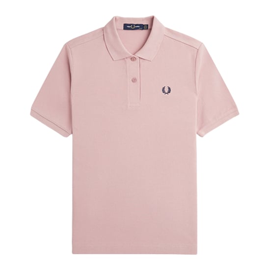 Fred Perry Effen Stoffig Roze Poloshirt - Image 1
