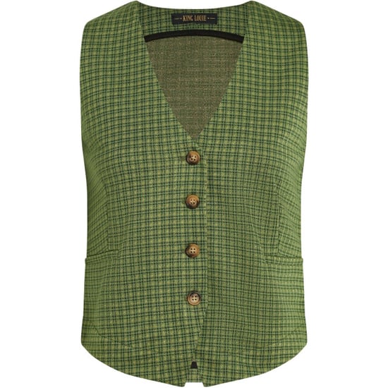 King Louie Bianca gilet ivy check - Image 1