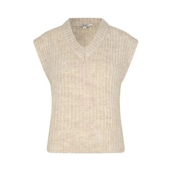 mbyM Cassandra-m vest oat melange - - Image 1