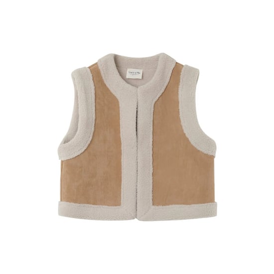 Grace & Mila Suede imitatieschaap gilet noe - Image 5