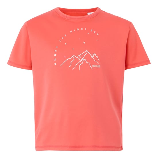 Regatta Kinderen/Kinderen Alvarado IX Berg T-Shirt (Perzikbloesem) - Image 1