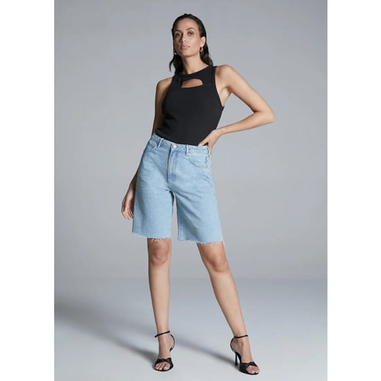 Homage to Denim Homage stevie long shorts light vintage wash - Image 2