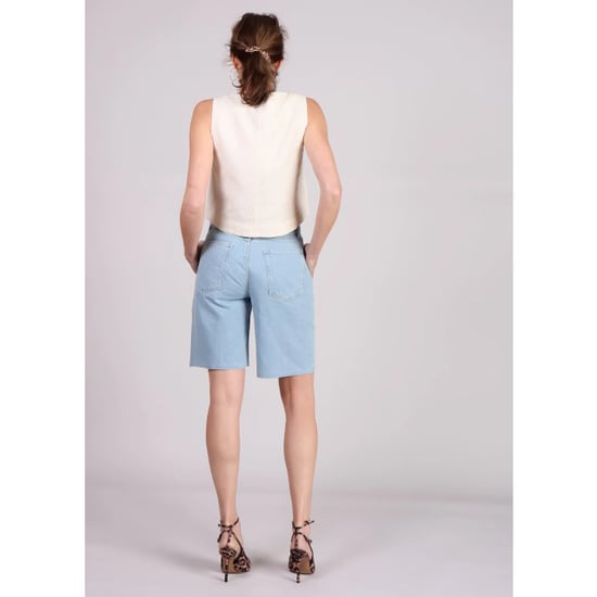 Homage to Denim Homage stevie long shorts light vintage wash - Image 5