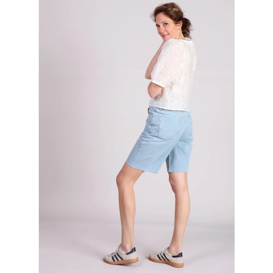 Homage to Denim Homage stevie long shorts light vintage wash - Image 6