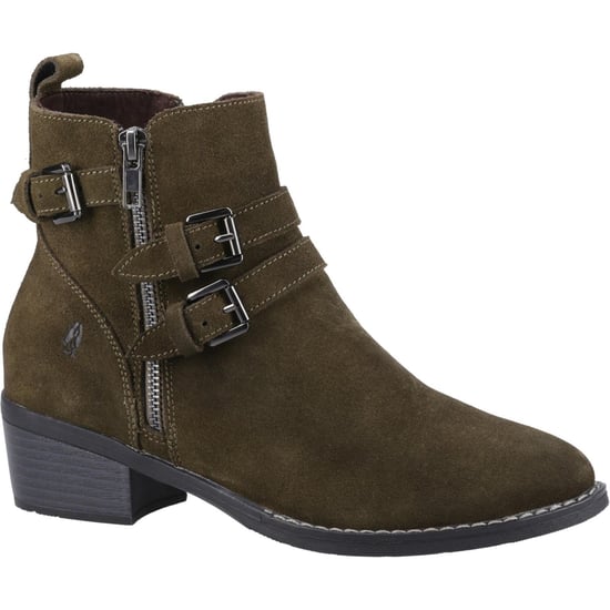 Hush Puppies Womens/Ladies Jenna Leather Ankle Boots (Khaki Brown) - Image 1
