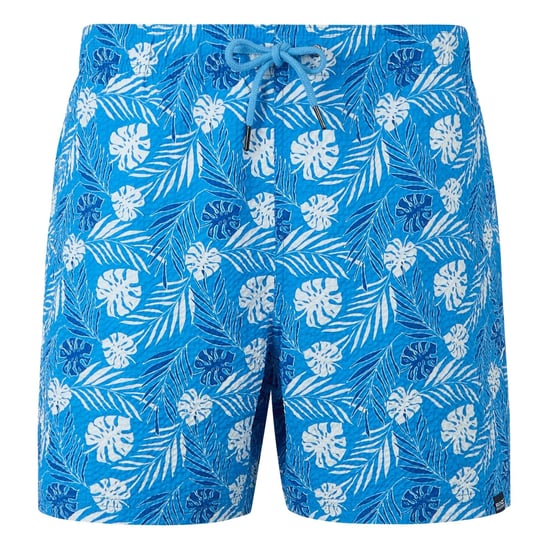 Regatta Heren Loras Leaf Seersucker Zwemshort (Elysium Blauw) - Image 1