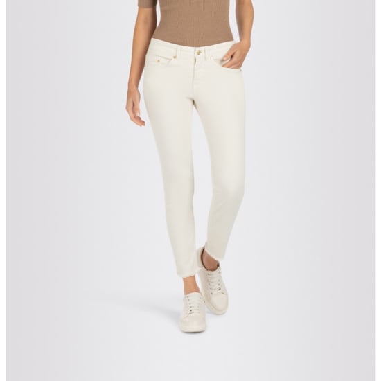 MAC Jeans rich cropped fringe ecru - Image 6