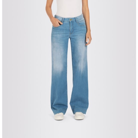 MAC Rich palazzo blue denim - Image 2