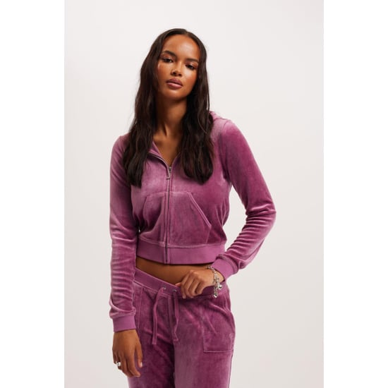 Juicy Couture Hertitage robyn hoodie damson with caisa low rise pants - Image 3
