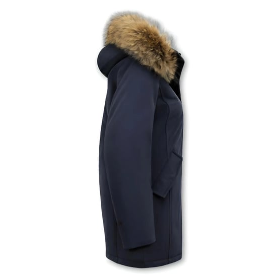 Matogla Winterjas met echte bontkraag slim fit - Image 2