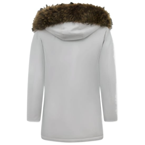 Matogla Winterjas met echte bontkraag slim fit - Image 2