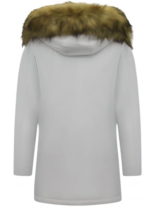 Matogla Winterjas met imitatie bontkraag slim fit - Image 3