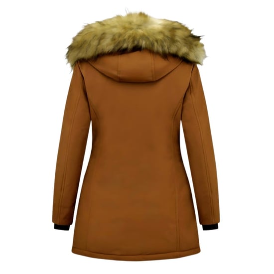 Matogla Winterjas met imitatie bontkraag slim fit - Image 5