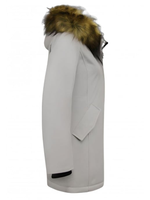 Matogla Winterjas met imitatie bontkraag slim fit - Image 6