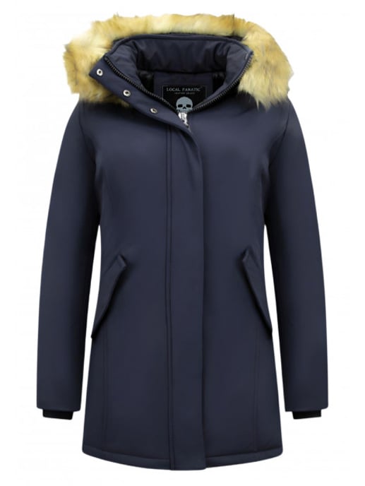 Matogla Winterjas met imitatie bontkraag slim fit - Image 4