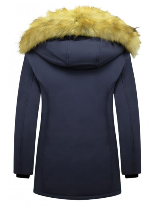 Matogla Winterjas met imitatie bontkraag slim fit - Image 5