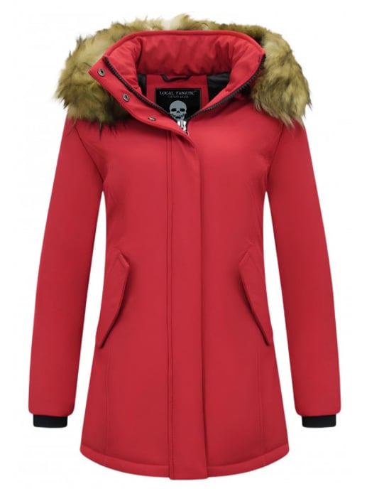 Matogla Winterjas met imitatie bontkraag slim fit - Image 3