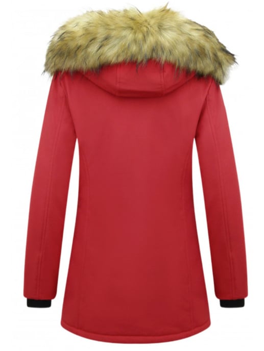 Matogla Winterjas met imitatie bontkraag slim fit - Image 5