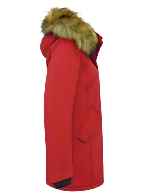 Matogla Winterjas met imitatie bontkraag slim fit - Image 6