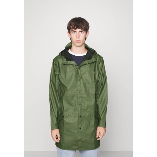 Rains 12020 long jacket evergreen - Image 1
