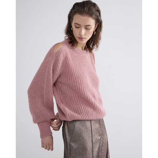 Summum 7s5876-8016 554 bare shoulder sweater airy alpaca blend knit antiquepink - Image 3