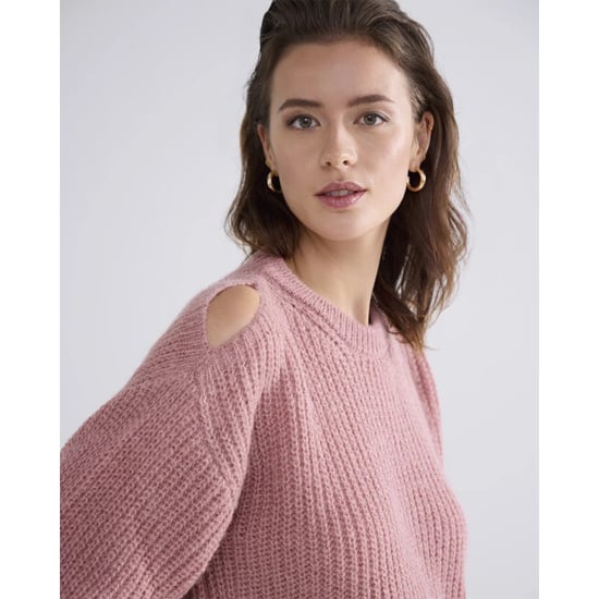 Summum 7s5876-8016 554 bare shoulder sweater airy alpaca blend knit antiquepink - Image 4