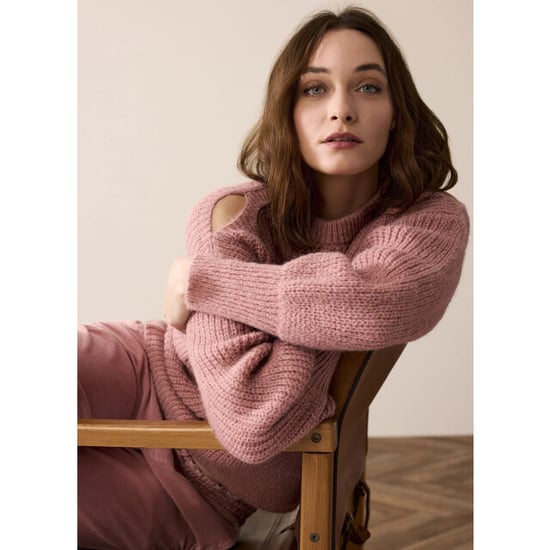 Summum 7s5876-8016 554 bare shoulder sweater airy alpaca blend knit antiquepink - Image 5