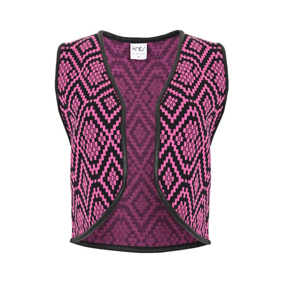 MAICAZZ Knits hadar vest ikat magenta wi23.65.204 - Image 3