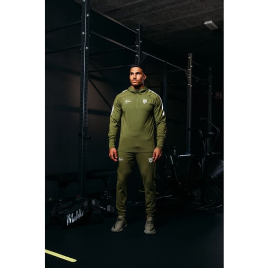 Malelions Sport fielder trackpants army green ms1-aw24-11-513 - Image 3