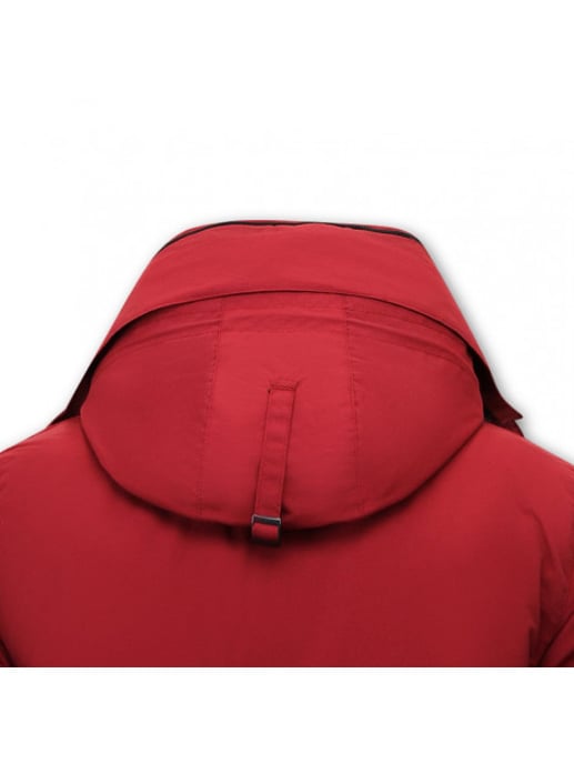 Beluomo Halflange winterjas met capuchon - Image 3