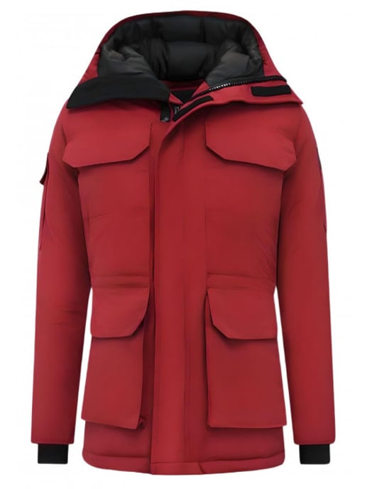 Beluomo Halflange winterjas met capuchon - Image 6