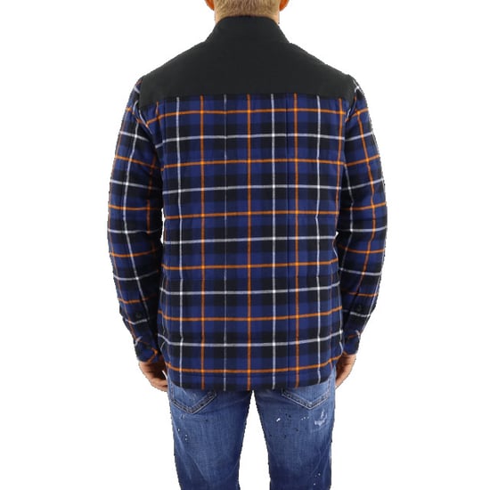 Marcelo Burlon Heren cross check padded overshirt - Image 2