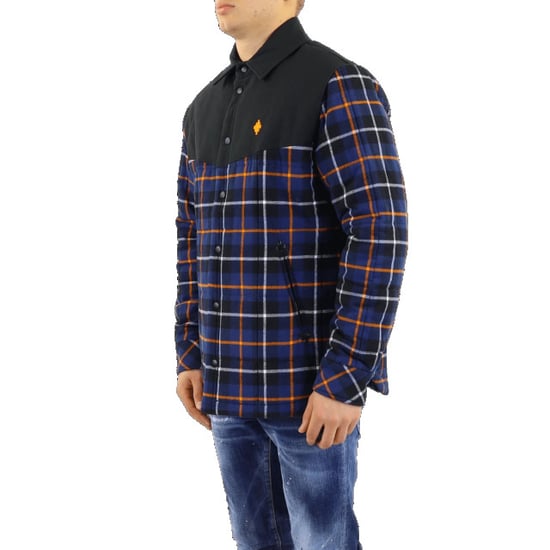 Marcelo Burlon Heren cross check padded overshirt - Image 3