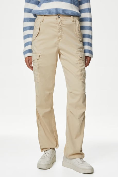 Soft Touch Cargo Trousers - Image 1